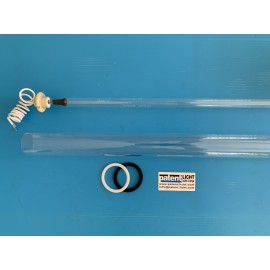 Hanovia Medium Pressure UV lamp 130029-3001; Synthetic Quartz 320337-1028; Hanovia Seal Kit 180007-0038