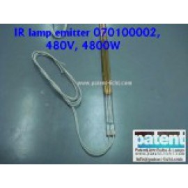 PAT/IR lamp emitter 070100002, 480V, 4800W