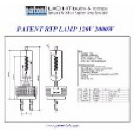 PATENT RTP LAMP 120V 2000W