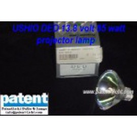 PAT/USHIO DED 13.8 volt 85 watt projector lamp
