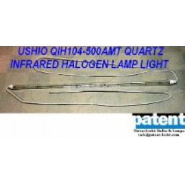 PAT/USHIO QIH104-500AMT QUARTZ INFRARED HALOGEN LAMP LIGHT
