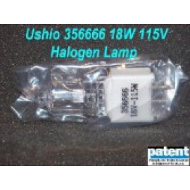 PAT/Ushio 356666 18W 115V Halogen Lamp