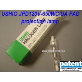 PAT/USHIO JPD120V-650WC/UA FAD projection lamp