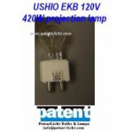 PAT/USHIO EKB 120V 420W projection lamp