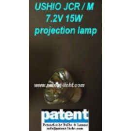 PAT/USHIO JCR / M 7.2V 15W projection lamp