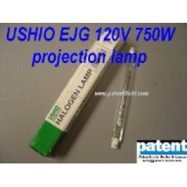 PAT/USHIO EJG 120V 750W projection lamp