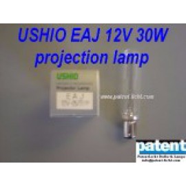 PAT/USHIO EAJ 12V 30W projection lamp
