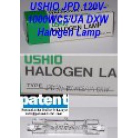 PAT/USHIO JPD 120V-1000WC5/UA DXW Halogen Lamp
