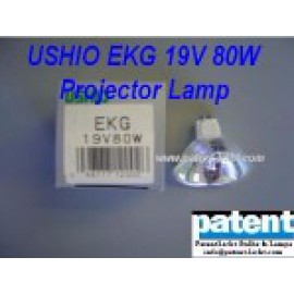 PAT/USHIO EKG 19V 80W Projector Lamp