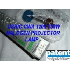 PAT/USHIO CWA 120V 750W HALOGEN PROJECTOR LAMP