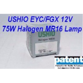 PAT/USHIO EYC/FGX 12V 75W Halogen MR16 Lamp