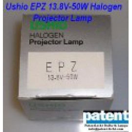 PAT/Ushio EPZ 13.8V-50W Halogen Projector Lamp